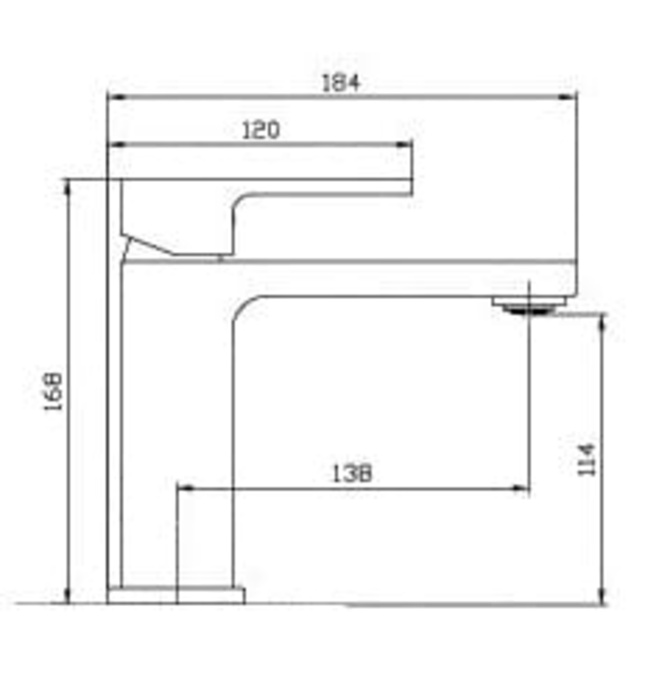 Vòi Chậu Lavabo Nóng Lạnh 1 Lỗ Paulschmitt PA020F
