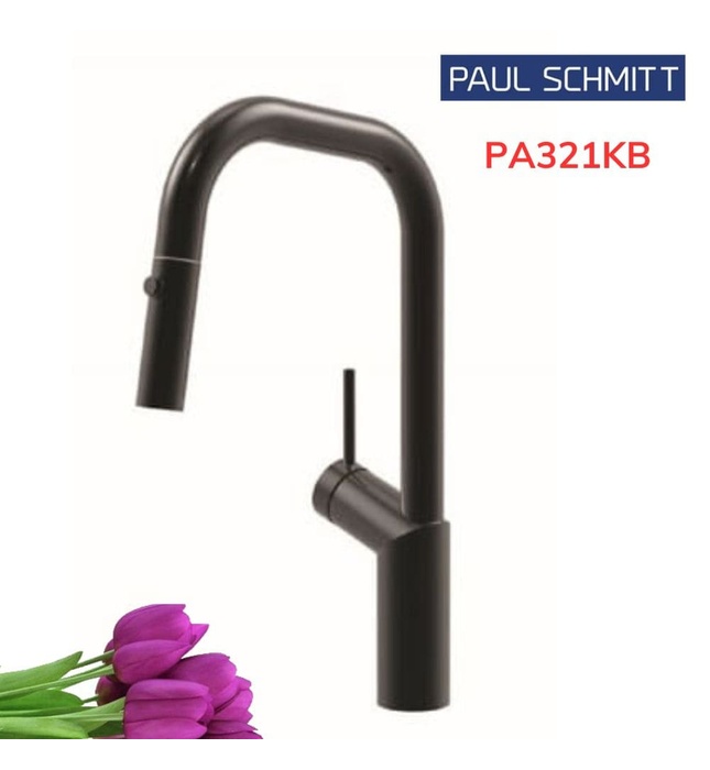 Vòi Bếp Dây Rút Nóng Lạnh Paulschmitt PA321KB