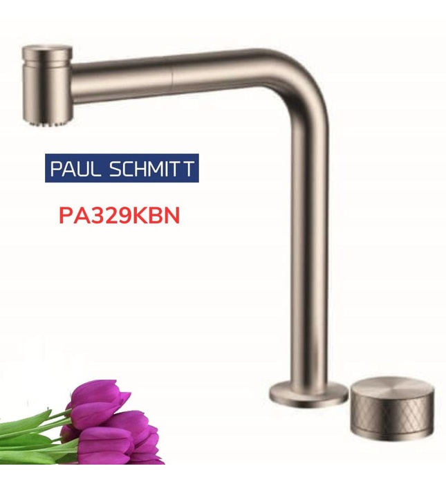Vòi Bếp Dây Rút Nóng Lạnh Paulschmitt PA329KBN