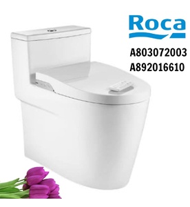 Bồn cầu 1 khối nắp điện tử ROCA A803072003-A892016610