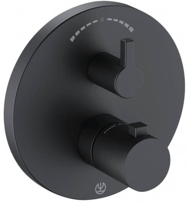 Mặt nạ bộ trộn âm tường màu đen Kludi Nova Fonte 208303915