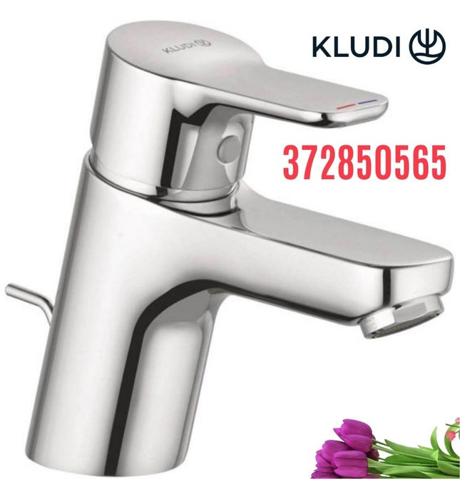 Vòi lavabo nóng lạnh 1 chân Kludi 372850565