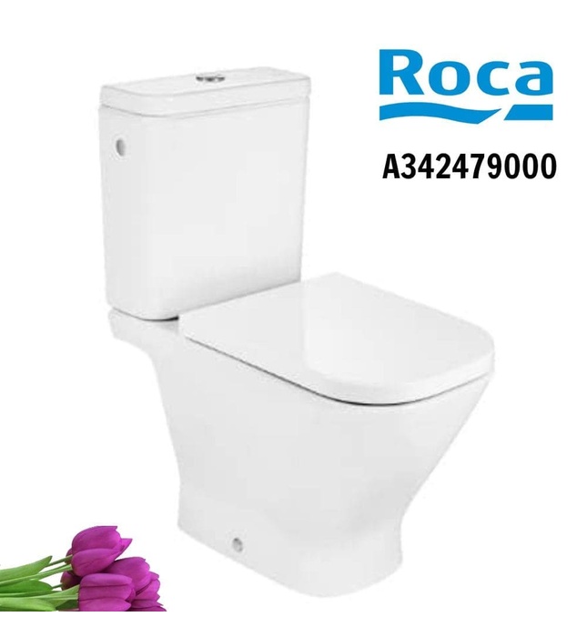Bồn cầu 2 Khối nắp rơi êm ROCA A342479000