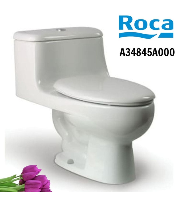 Bồn cầu 1 Khối nắp rơi êm ROCA A34845A000