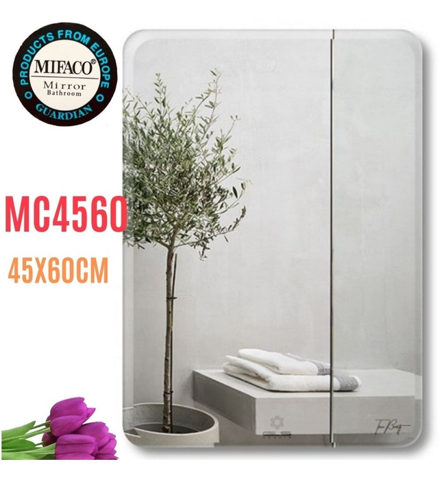 Gương Mifaco MC4560 Trơn Chữ Nhật Đứng 45x60cm