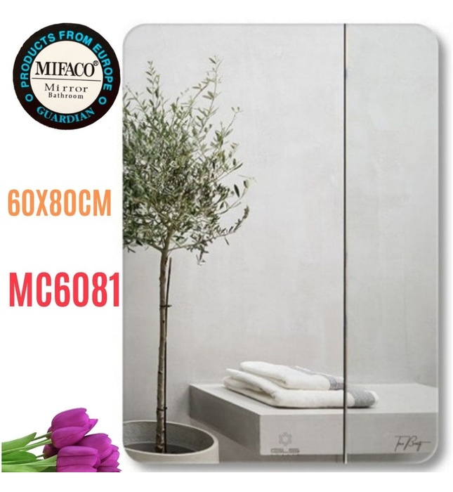 Gương Mifaco MC6081 Trơn Chữ Nhật Đứng 60x80cm