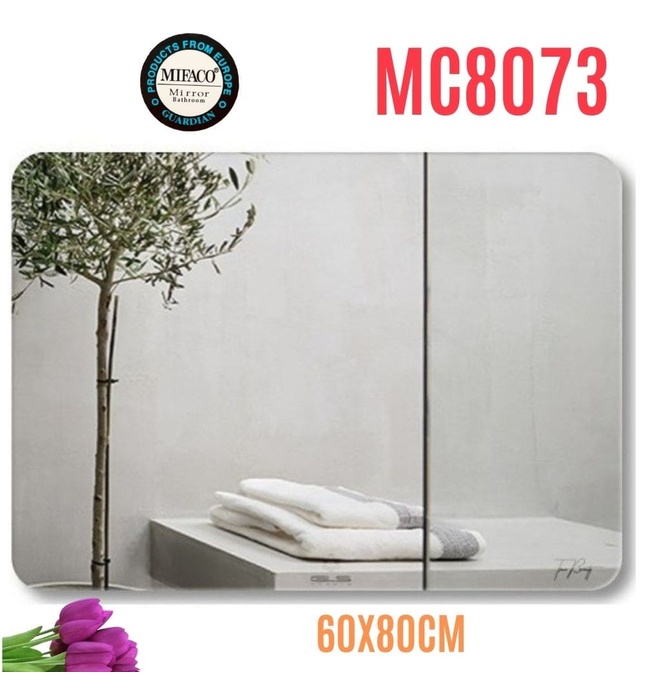 Gương Mifaco MC8073 Trơn Chữ Nhật Ngang 60x80cm