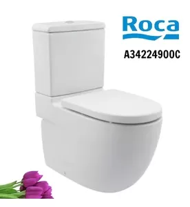Bồn cầu 2 Khối nắp rơi êm ROCA A34224900C