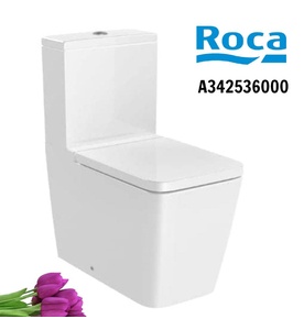 Bồn cầu 2 khối nắp rơi êm ROCA A342536000
