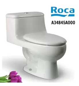 Bồn cầu 1 Khối nắp rơi êm ROCA A34845A000