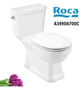 Bồn cầu 1 khối nắp rơi êm ROCA A3490A700C