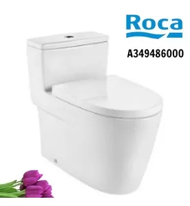 Bồn cầu 1 khối nắp rơi êm ROCA A349486000