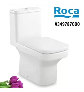 Bồn cầu 1 khối nắp rơi êm ROCA A349787000