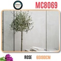 Gương Viền Nhôm Hồng Chữ Nhật Ngang 60x80cm Mifaco MC8069