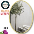 Gương Viền Nhôm Vàng Elip 50x70cm Mifaco ME5071
