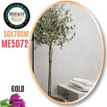 Gương Viền Nhôm Hồng Elip 50x70cm Mifaco ME5072