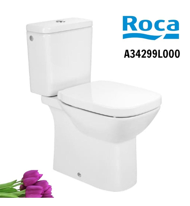 Bồn Cầu 2 Khối nắp rơi êm ROCA A34299L000