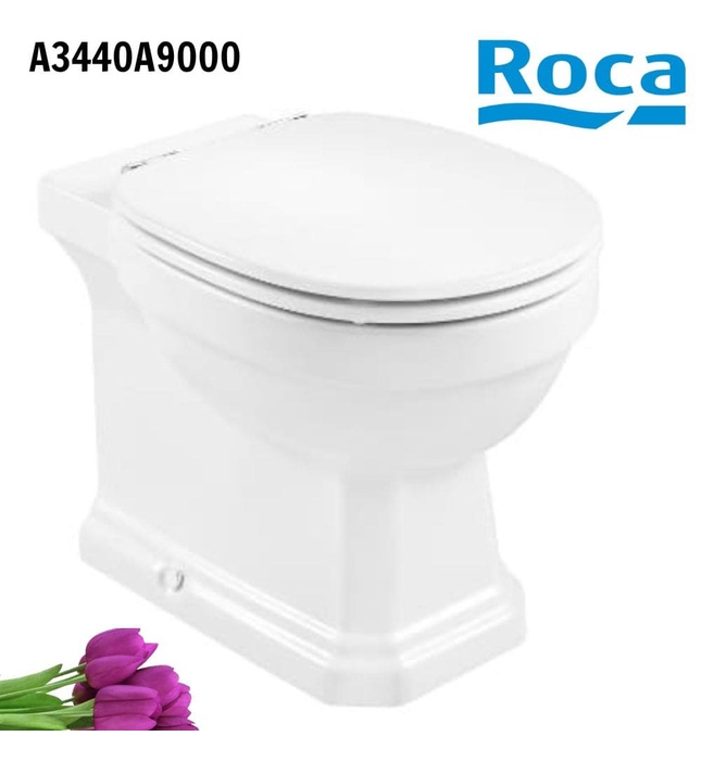 Bồn cầu đặt sàn nắp rơi êm ROCA A3440A9000