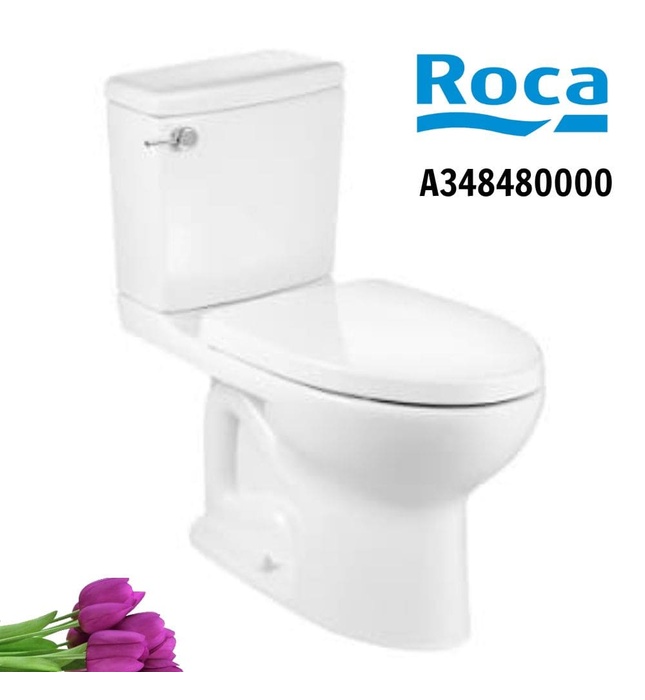 Bồn Cầu 2 Khối nắp rơi êm ROCA A348480000