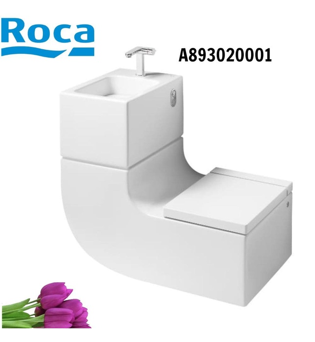 Thân bồn cầu treo tường kèm chậu lavabo ROCA A893020001