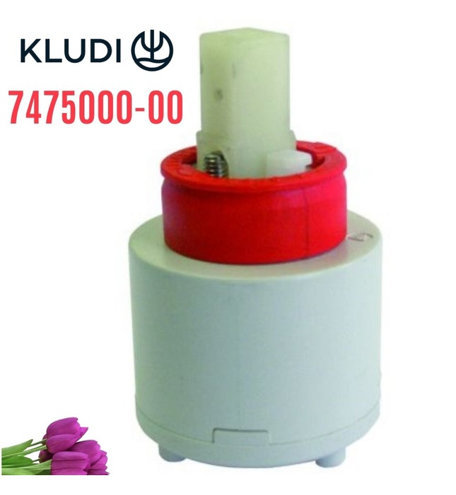 Van đóng mở nước Ceramic Kludi 7475000-00