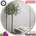 Gương Viền Nhôm Nâu Tròn D60cm Mifaco MT6069