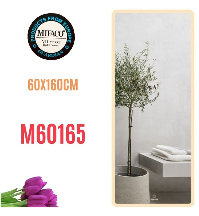 Gương Led Toàn Thân 60x160cm Mifaco M60165 Ánh Sáng Ngoài