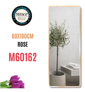 Gương Viền Nhôm Hồng Toàn Thân 60x160cm Mifaco M60162