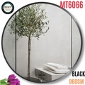 Gương Viền Nhôm Đen Tròn D60cm Mifaco MT6066