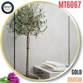 Gương Viền Nhôm Vàng Tròn D60cm Mifaco MT6067
