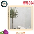 Gương Led Vuông 60x60cm Mifaco MV6064 Ánh Sáng Ngoài