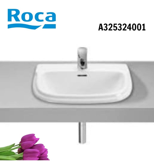 Chậu lavabo bán âm bàn DEMA RETRO ROCA A325324001