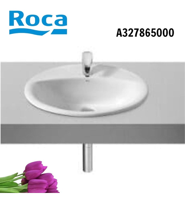 Chậu lavabo dương vành ALOA ROCA A327865000
