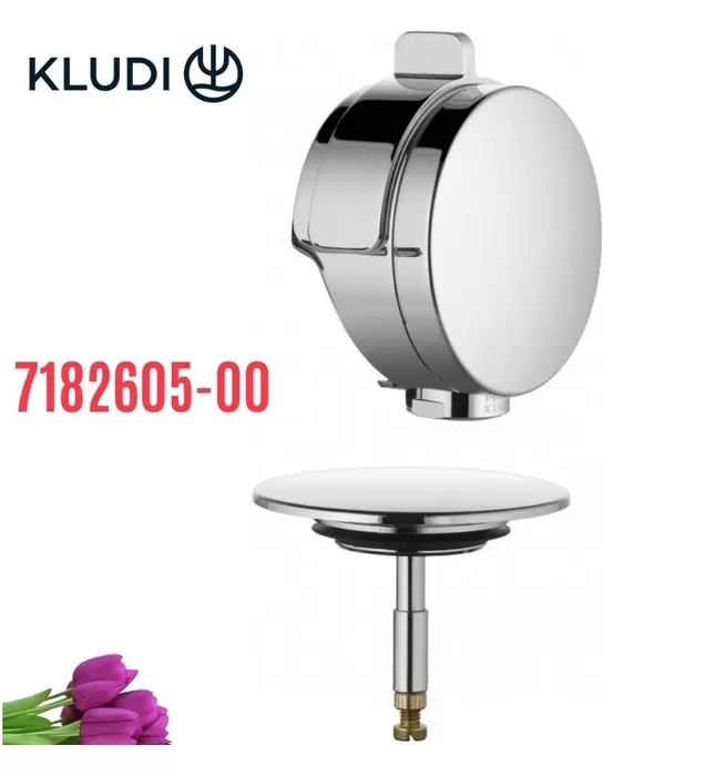 Núm xoay đóng mở chặn nước bồn tắm Kludi 7182605-00