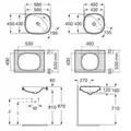 Chậu Lavabo Dương Vành Roca Beyond A3270B6000