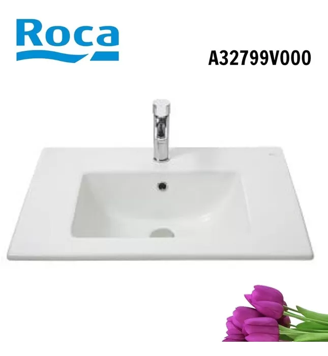 Chậu Lavabo Dương Vành Roca Debba A32799V000
