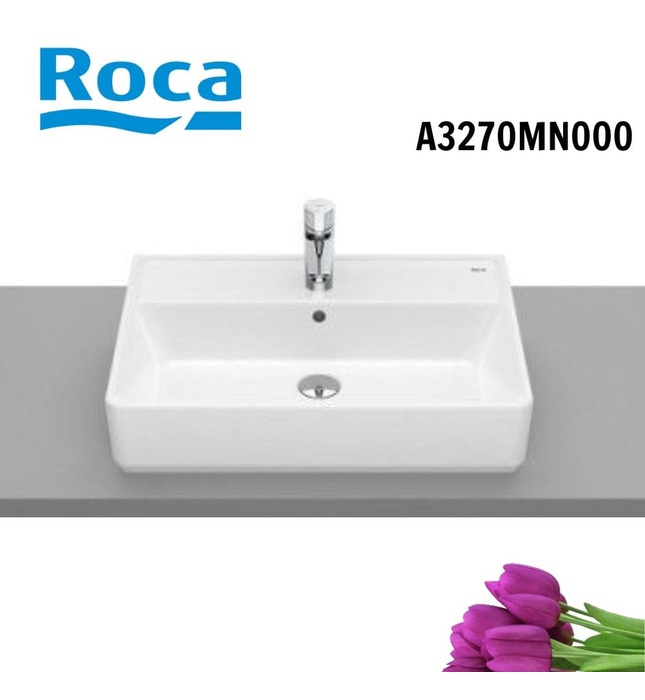 Chậu lavabo đặt trên bàn The Gap ROCA A3270MN000