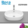 Chậu lavabo đặt trên bàn The Gap Oval ROCA A3270Y1000