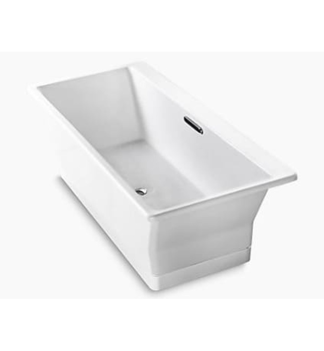 Bồn tắm đặt sàn gang tráng men 1.7m Reve Kohler K-16497T-0
