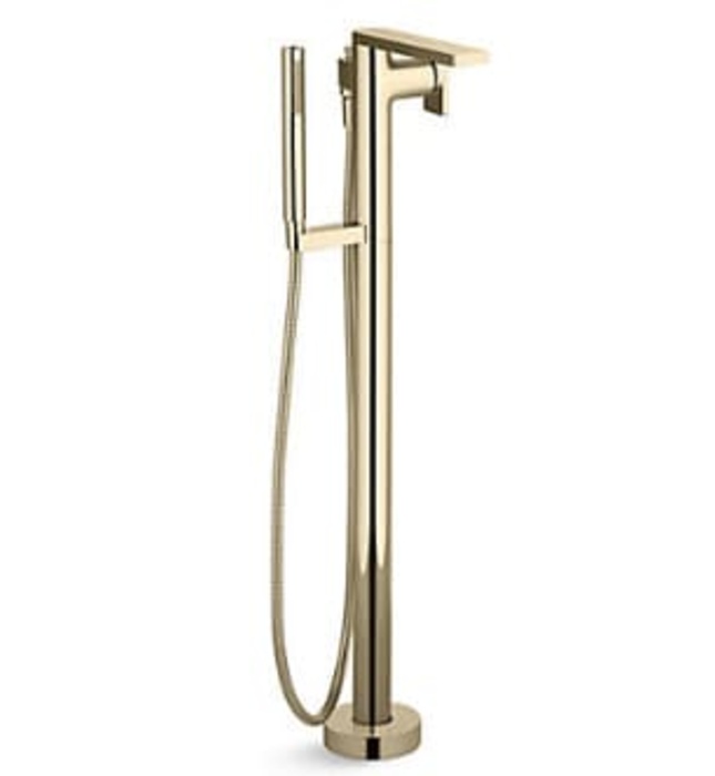 Sen vòi bồn tắm đặt sàn Kohler K-73087T-B4-RGD