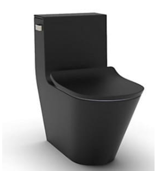 Bồn Cầu Một Khối Nắp Êm Màu Đen Brazin Kohler K-EX22379T-SL-HB1