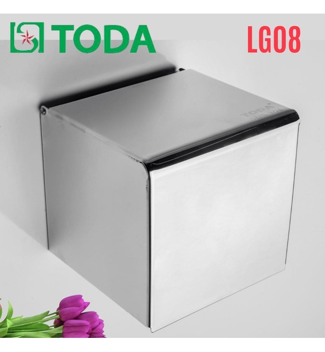 Hộp đựng giấy inox SUS304 bóng Toda LG08