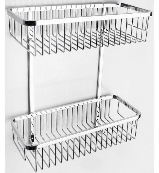 Kệ vuông 2 tầng inox SUS304 bóng Toda TD26