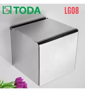 Hộp đựng giấy inox SUS304 bóng Toda LG08