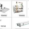 Bộ phụ kiện phòng tắm 6 món SUS304 Toda TD6500