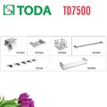 Bộ phụ kiện phòng tắm 6 món SUS304 Toda TD7500