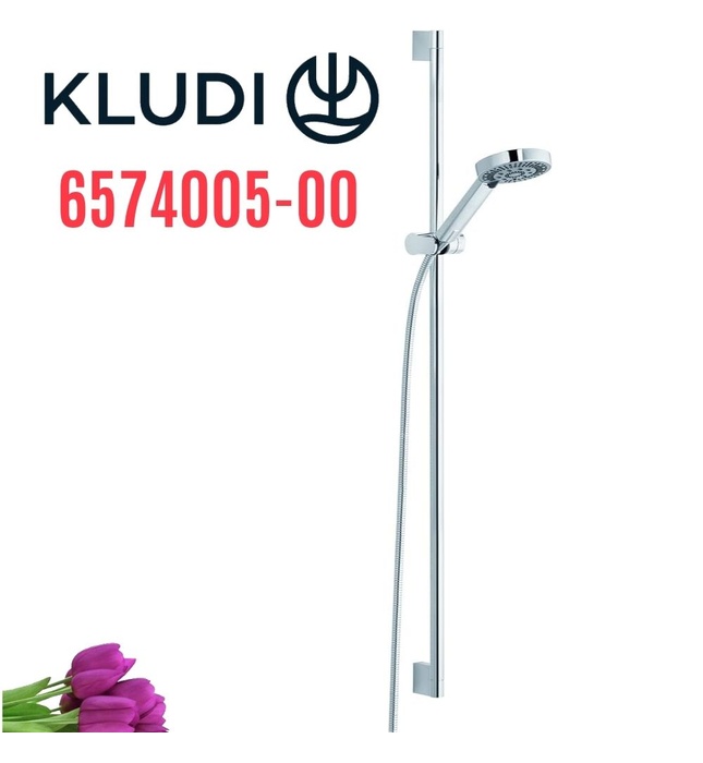 Bộ thanh trượt dây bát sen tắm Kludi A-QA 6574005-00