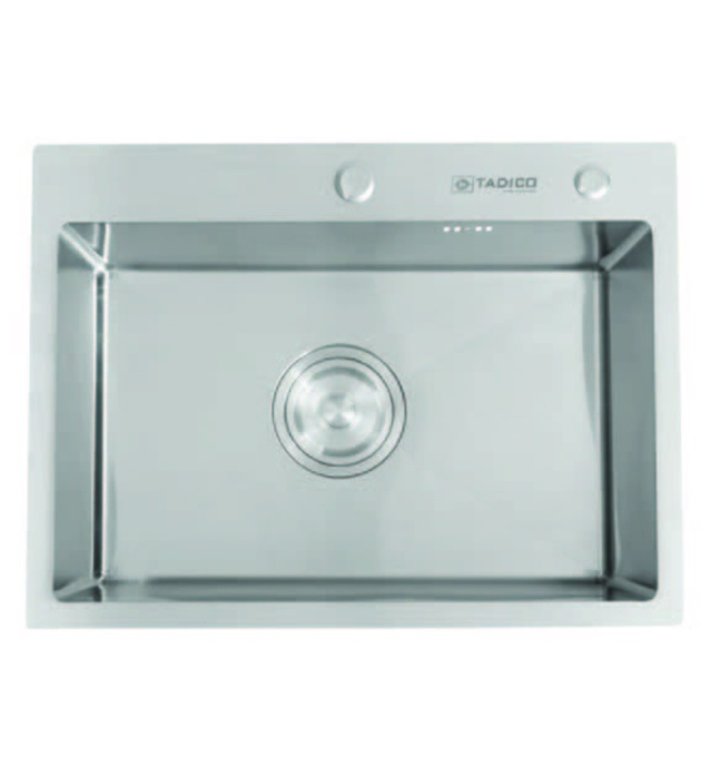 Chậu rửa bát 1 hố SUS304 Tadico LUX.D.60.45.2