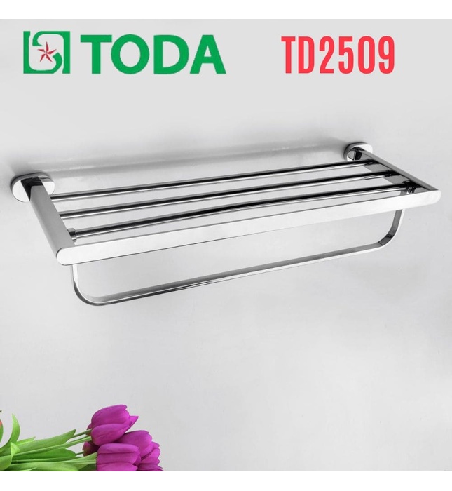 Vắt khăn giàn inox SUS304 bóng Toda TD2509