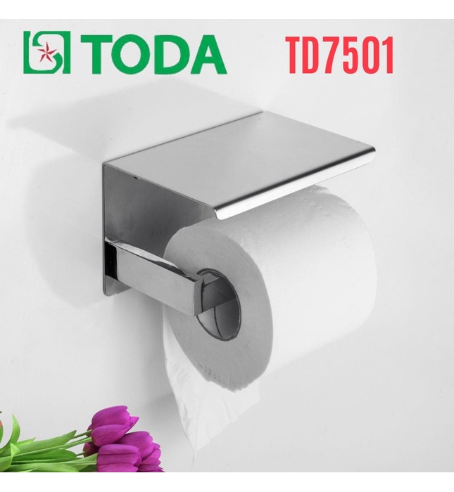 Móc giấy vệ sinh inox SUS304 bóng Toda TD7501